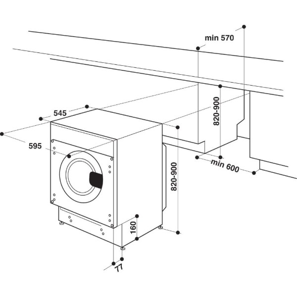 Фото - Пральна машина Whirlpool BIWMWG71483EEUN