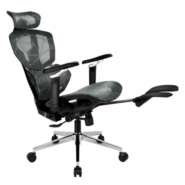 Фото - Крісло для геймерів GT Racer X-7002 Black/Black/Green (Massage)