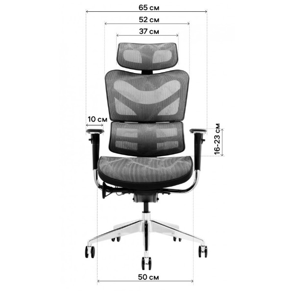 Фото - Кресло офисное GT Racer X-702 Light Gray (W17-1)