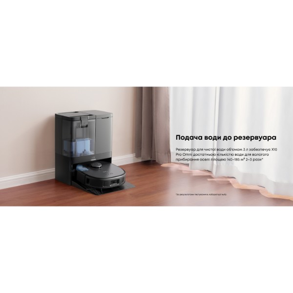 Фото - Робот-пилосос миючий EUFY X10 Pro Omni Black (T2351G11)