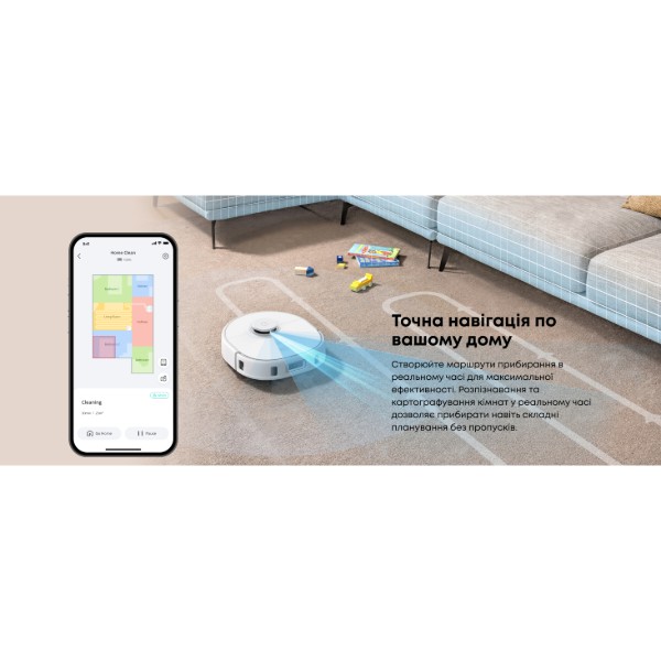 Фото - Робот-пылесос моющий EUFY X10 Pro Omni White (T2351G21)