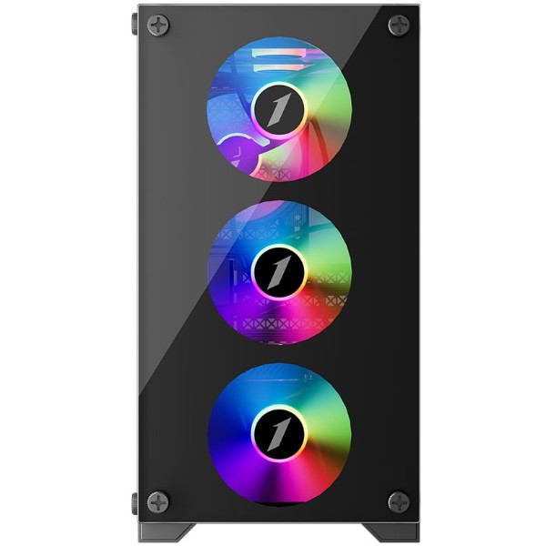 Фото - Корпус 1stPlayer Black 600W (X2-M-BK-4F1-PS-600FK-EU)