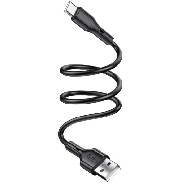 Фото - Кабель XO CB-23UC 3A TYPE-C Data Cable Black (CB-23UC-BK)