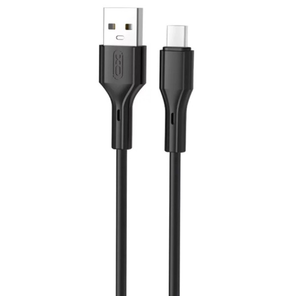 Фото - Кабель XO CB-23UC 3A TYPE-C Data Cable Black (CB-23UC-BK)