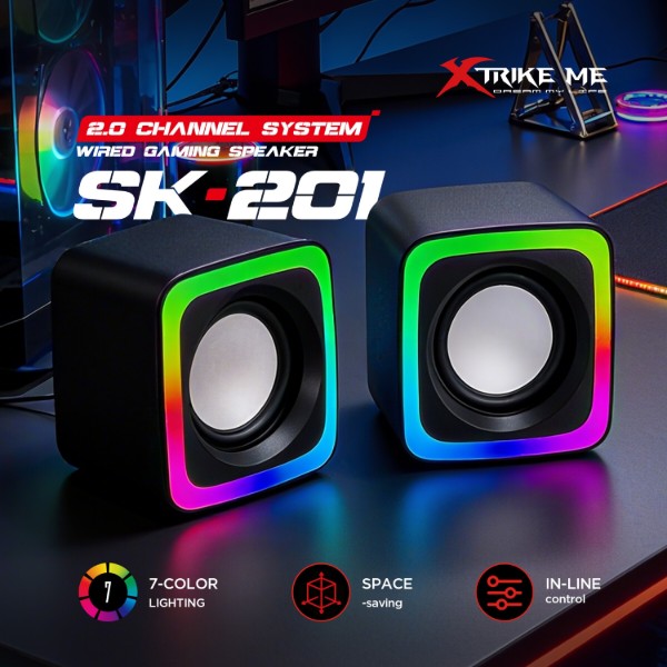Фото - Комп'ютерна акустика звичайна 2.0 XTRIKE ME SK-201