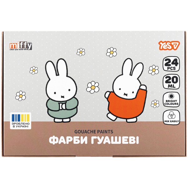 Фото - Фарби YES Miffy 24 кол. 20 мл (230448)
