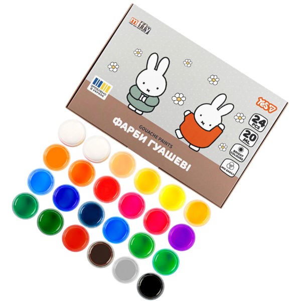 Фото - Фарби YES Miffy 24 кол. 20 мл (230448)