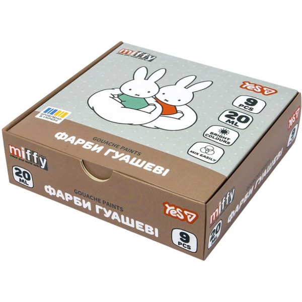 Фото - Фарби YES Miffy 9 кол. 20 мл (230445)