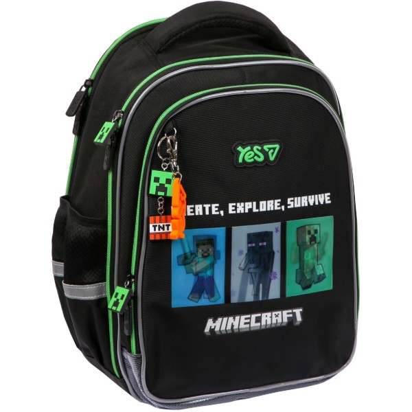 Фото - Рюкзак шкільний YES S-111M Minecraft Reality (550244)