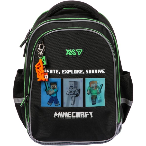 Фото - Рюкзак шкільний YES S-111M Minecraft Reality (550244)
