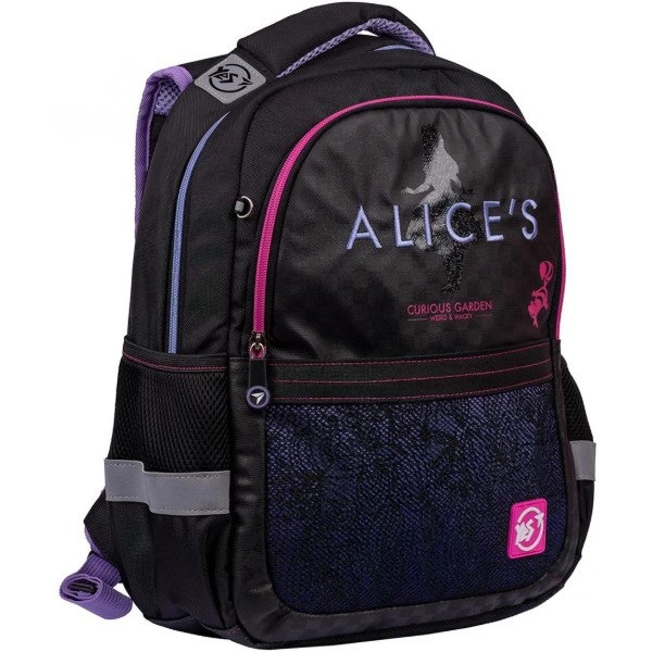 Фото - Рюкзак школьный YES S-53_Collection Alice in Wonderland 2 пр. (558601)