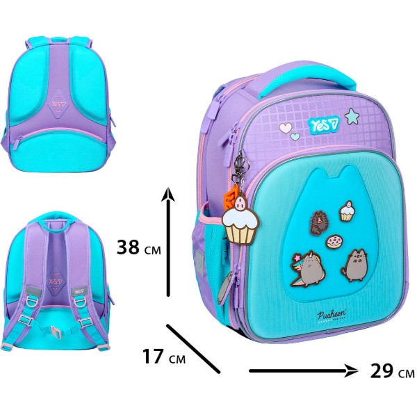 Фото - Рюкзак шкільний YES S-78M Pusheen Summer (550227)