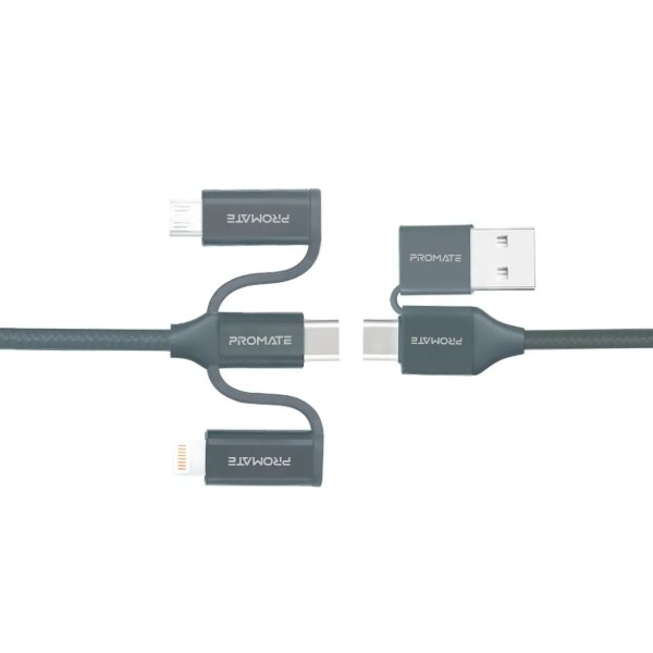 Фото - Кабель Promate Pentapower Grey