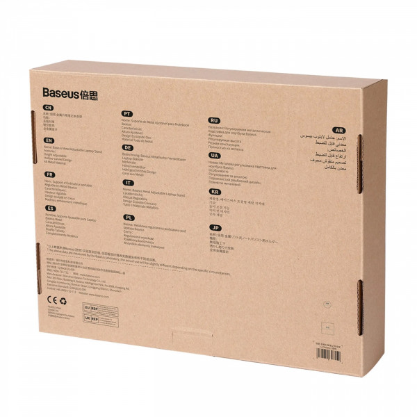 Фото - Подставка под ноутбук Baseus Metal Adjustable Laptop Stand Silver (LUJS000012)