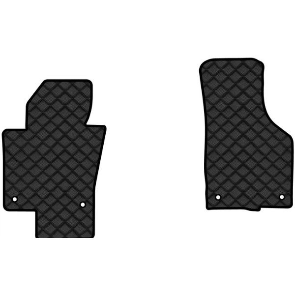 Фото - Килимки з екошкіри в салон авто передні EVAtech для Passat (B6) (with armrest) Volkswagen 2005-2010 6 покоління Combi EU VW3263AZ2AV4BBB