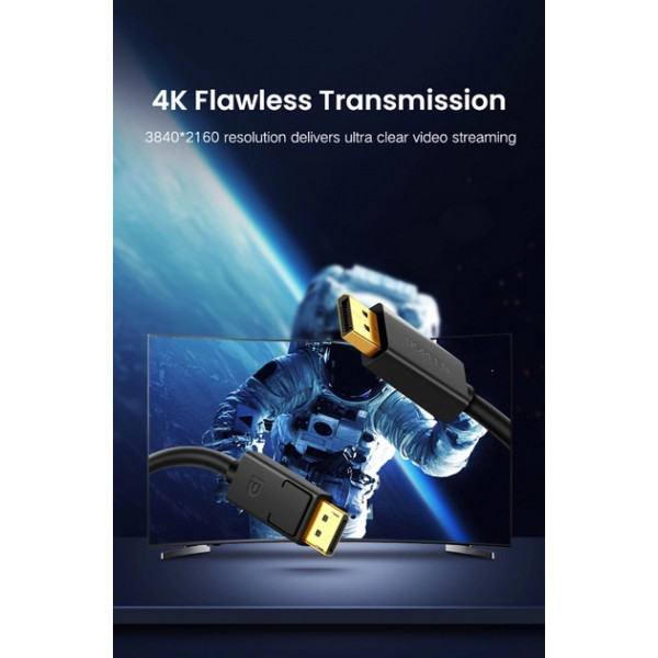 Фото - Кабель UGREEN DP102 DP Male to Male 1m Black (10244)