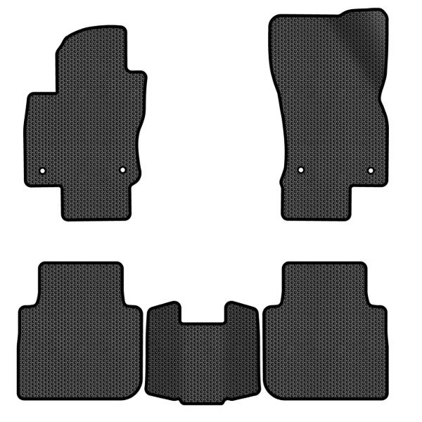 Фото - EVA коврики в салон авто EVAtech для Tiguan Allspace 7 seats Volkswagen 2016-2020 1 поколение SUV USA (VW1727CJ5AV4SBB)