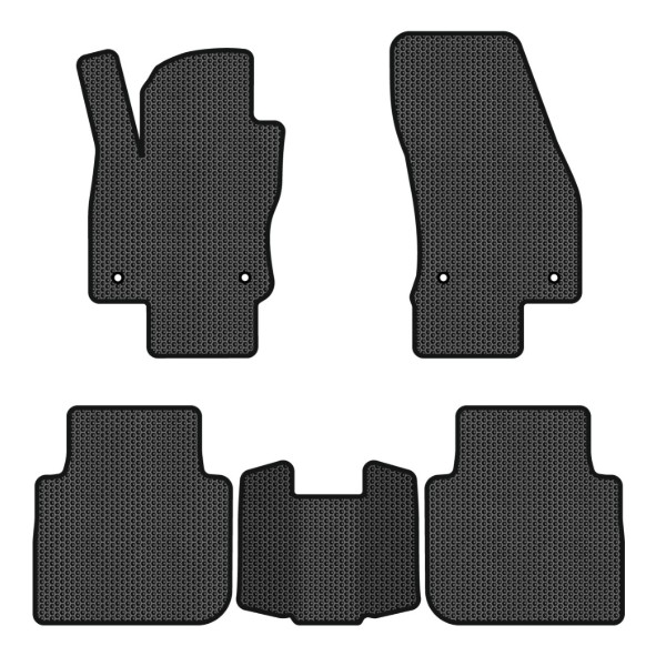 Фото - EVA коврики в салон авто EVAtech для Tiguan Allspace 5 seats Volkswagen 2016-2020 1 поколение SUV USA (VW13965CL5AV4SBB)