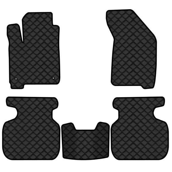 Фото - Килимки з екошкіри в салон авто EVAtech ECO для Journey (2 clips) 7 seats Dodge 2007-2020 1 покоління SUV EU DE13387CV5LA2BBB