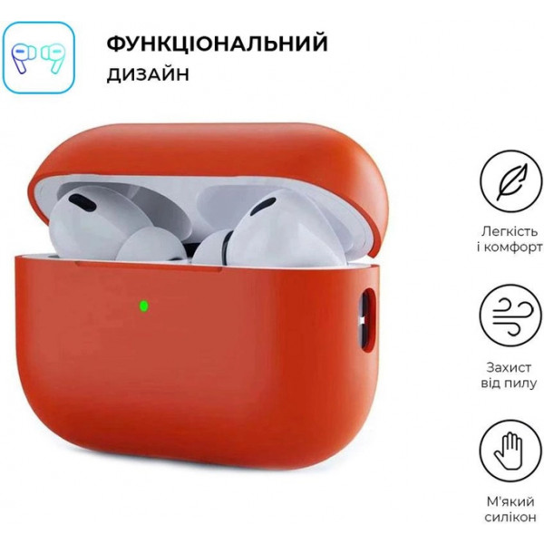 Фото - Чохол для навушників Armorstandart Silicone Case for Apple Airpods Pro 2 Orange (ARM64539)