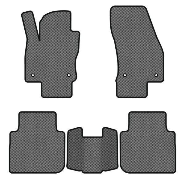 Фото - EVA коврики в салон авто EVAtech для Tiguan Allspace 5 seats Volkswagen 2016-2020 1 поколение SUV USA (VW13965CL5AV4RGB)