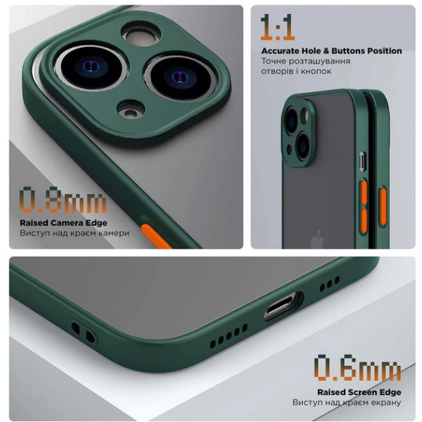 Фото - Чохол для смартфону Armorstandart Frosted Matte for Samsung M14 5G (M146) Dark Green (ARM66722)