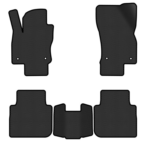 Фото - EVA коврики в салон авто EVAtech для Tiguan Allspace 7 seats Volkswagen 2016-2020 1 поколение SUV USA (VW1727CH5AV4RBB)