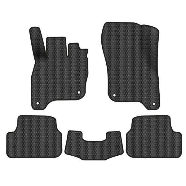 Фото - EVA коврики в салон авто EVAtech для e-Golf Volkswagen 2014-2017 1 поколение Htb EU VW1878C5AV4SBB