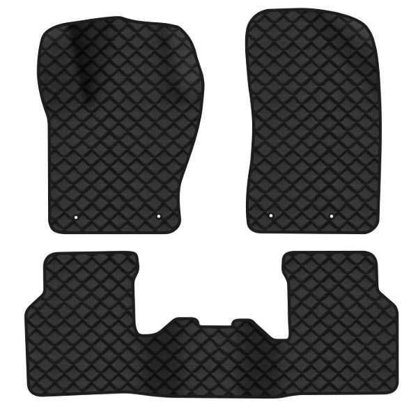 Фото - Коврики из экокожи в салон авто EVAtech для Compass Jeep 2017 2 поколение SUV USA (JP1613ZD3LA4BBB)
