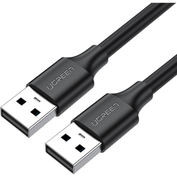 Фото - Кабель USB type A - USB type B UGREEN US102 USB 2.0 A Male to A Male 1.5m Black (10310)