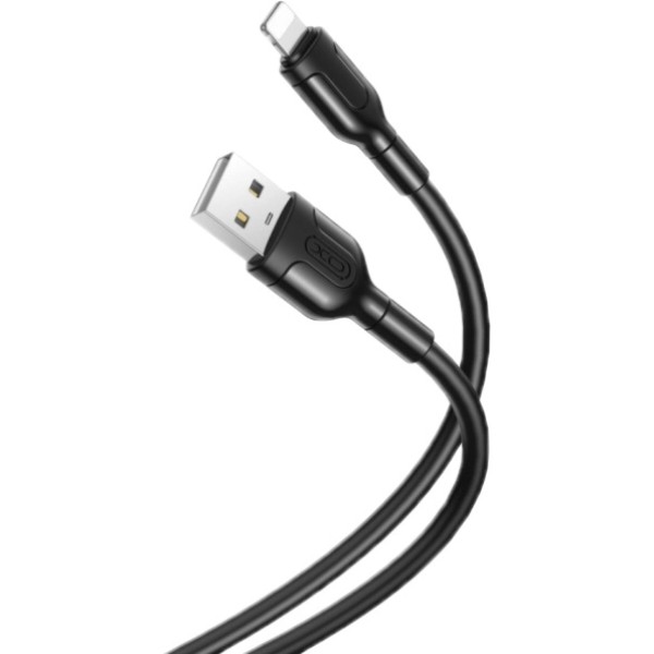 Фото - Кабель XO Lightning 2.1A 1m Black (XO-NB212i-BK)