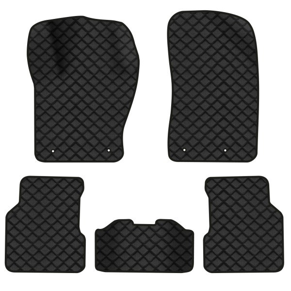 Фото - Коврики из экокожи в салон авто EVAtech для Compass Jeep 2017 2 поколение SUV USA (JP1613CD5LA4BBB)