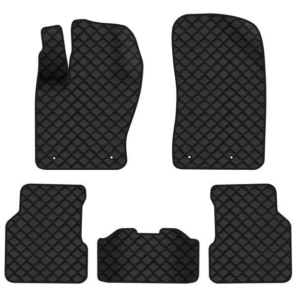 Фото - Килимки з екошкіри в салон авто EVAtech для Compass Jeep 2017 2 покоління SUV USA (JP1613C5LA4BBB)