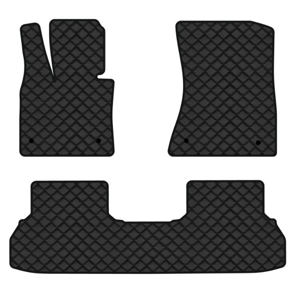 Фото - Килимки з екошкіри в салон авто EVAtech ECO для X6 (E71) BMW 2008-2013 1 покоління SUV EU BM332Z3BW4BBB