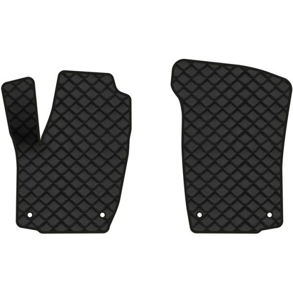 Фото - Килимки з екошкіри в салон авто передні EVAtech для Rapid Skoda 2012 1 покоління Liftback EU (SK3219A2AV4BBB)