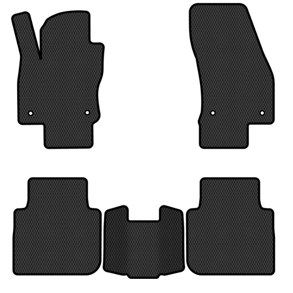 Фото - EVA коврики в салон авто EVAtech для Tiguan Allspace 7 seats Volkswagen 2016-2020 1 поколение SUV USA (VW1727CL5AV4RBB)