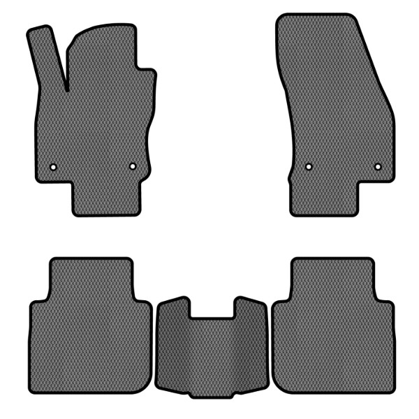 Фото - EVA коврики в салон авто EVAtech для Tiguan Allspace 7 seats Volkswagen 2016-2020 1 поколение SUV USA (VW1727CL5AV4RGB)