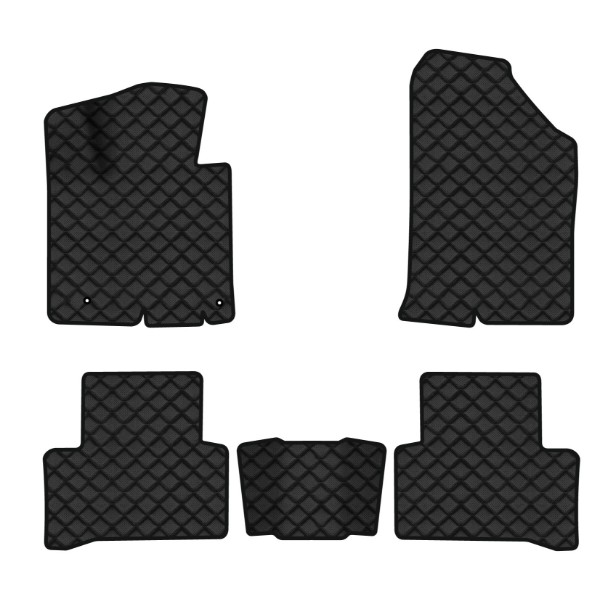 Фото - Коврики из экокожи в салон авто EVAtech ECO для Tucson (NX4) (Short base) Hyundai 2021 4 поколение SUV EU HY12727CE5LA2BBB