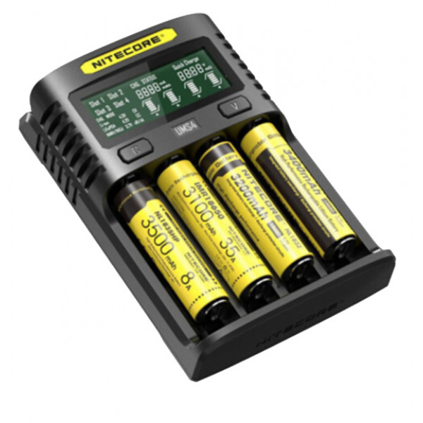 Фото - З/устройство для аккумуляторов AA/AAA Nitecore UM4 Digicharger (11434)