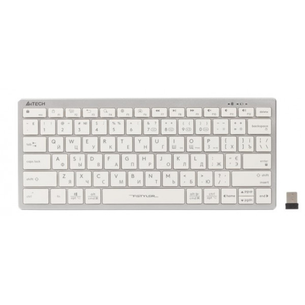 Фото - Клавиатура беспроводная A4tech Fstyler FBX51C (White) Фото - Клавиатура беспроводная A4tech Fstyler FBX51C (White)