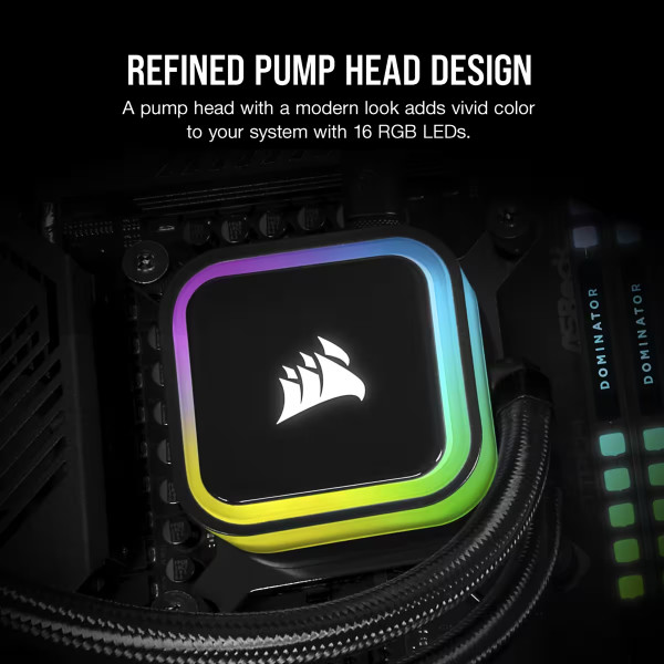 Фото - Водяная система охлаждения Corsair iCUE H115i RGB Elite Liquid CPU Cooler (CW-9060059-WW)