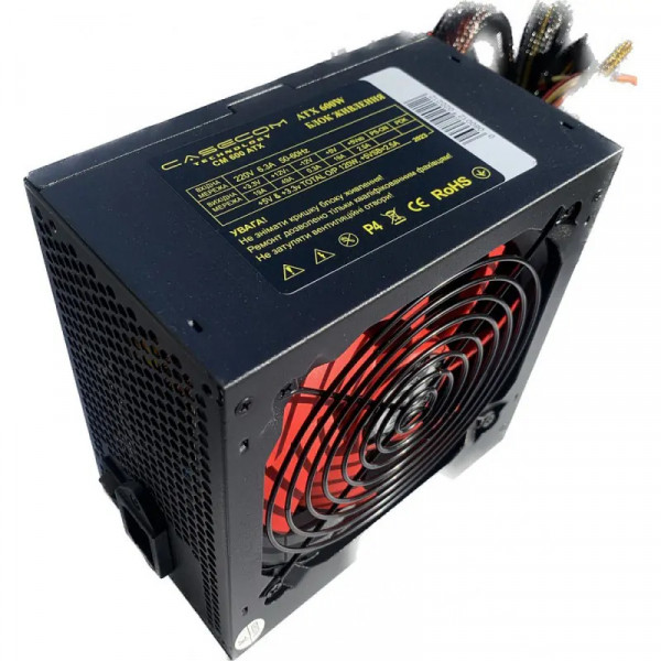 Фото - Блок питания для ПК CASECOM CM 600 ATX