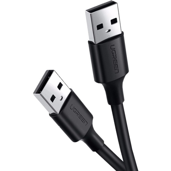 Фото - Кабель USB type A - USB type B UGREEN US102 USB 2.0 A Male to A Male 1.5m Black (10310)