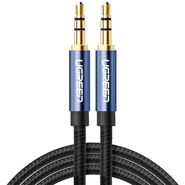 Фото - Кабель 3.5 мм - 3.5 мм UGREEN AV112 3.5mm Male 3.5mm Male Cable 2m Blue (10687)