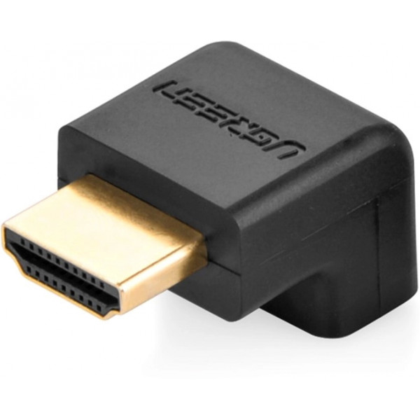 Фото - Перехідник HDMI UGREEN HD112 HDMI Male to Female Adapter Black (20110)