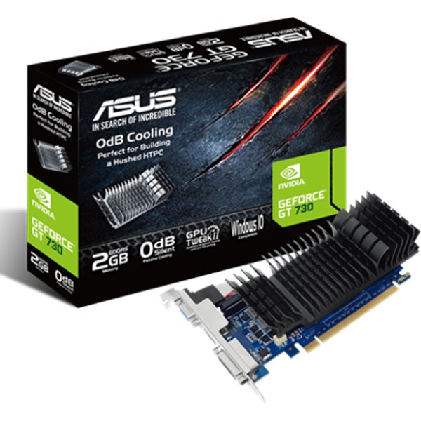 Фото - Відеокарта Asus GF GT 730 2Gb GDDR5 (GT730-SL-2GD5-BRK)