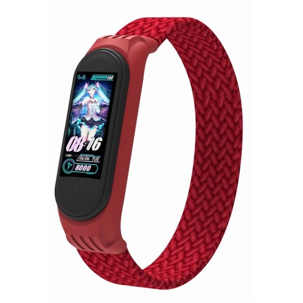 Фото - Ремешок для фитнес-браслета Armorstandart Braided Solo Loop forя Xiaomi Mi Band 7/6/5/4 Red size M (ARM58768) Фото - Ремешок для фитнес-браслета Armorstandart Braided Solo Loop forя Xiaomi Mi Band 7/6/5/4 Red size M (ARM58768)