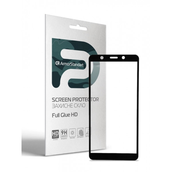 Фото - Захисне скло для смартфону Armorstandart Full Glue HD for TECNO POP 4 (BС2) Black (ARM65103)