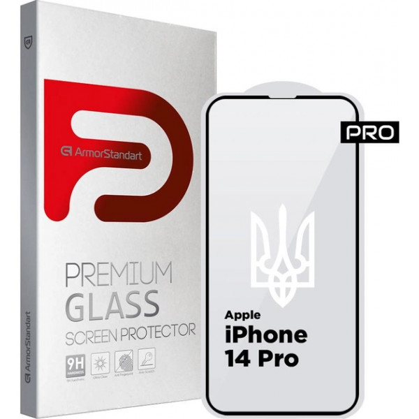 Фото - Захисне скло для смартфону Armorstandart Pro 3D LE for Apple iPhone 14 Pro Black (ARM65658)