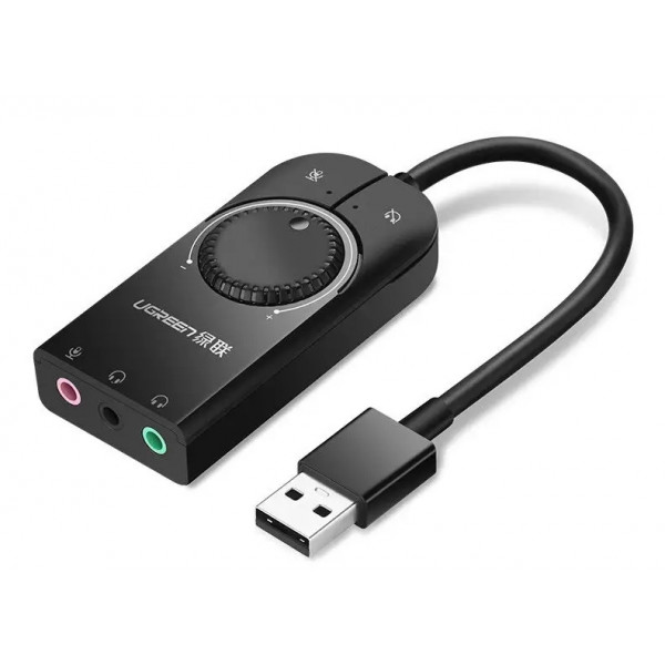 Фото - Звукова карта UGREEN CM129 Black (40964)